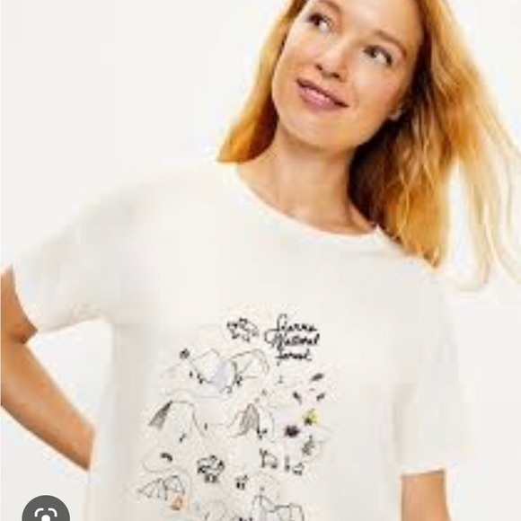 Lou & Grey Tops - Anthropologie Lou & Grey - sierra national forest embroidered tee - small New